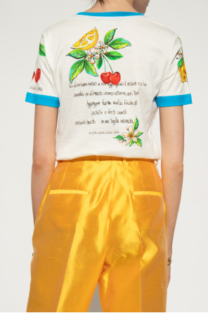 Dolce Eyewear & Gabbana Printed T-shirt
