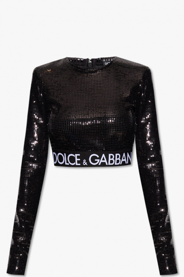 Dolce & Gabbana Sequinned top