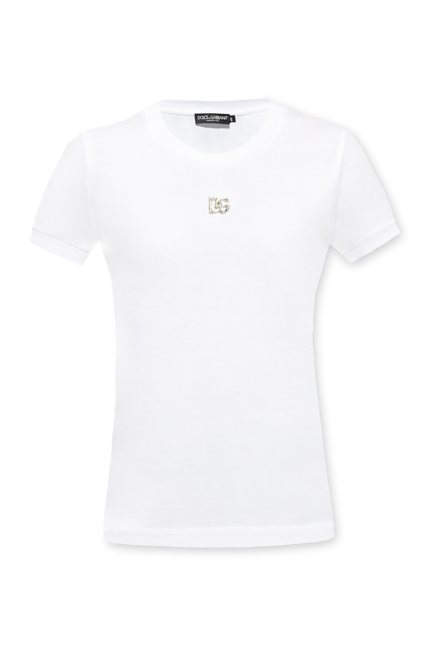 Dolce & Gabbana T-shirt z aplikacją