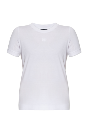 Camiseta con logo bordado
