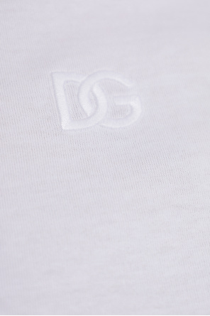 Dolce & Gabbana T-shirt z wyszytym logo