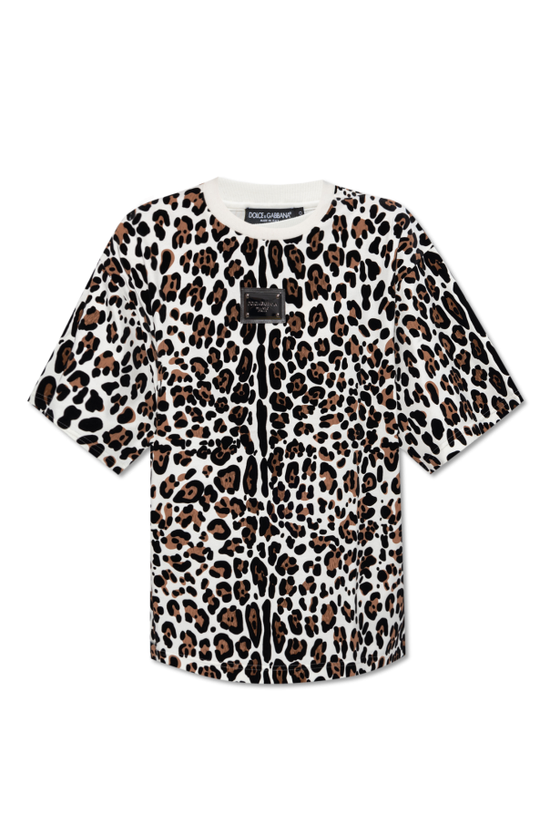 Dolce & Gabbana Animal print T-shirt