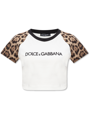 Dolce & Gabbana flap pocket logo print track pants