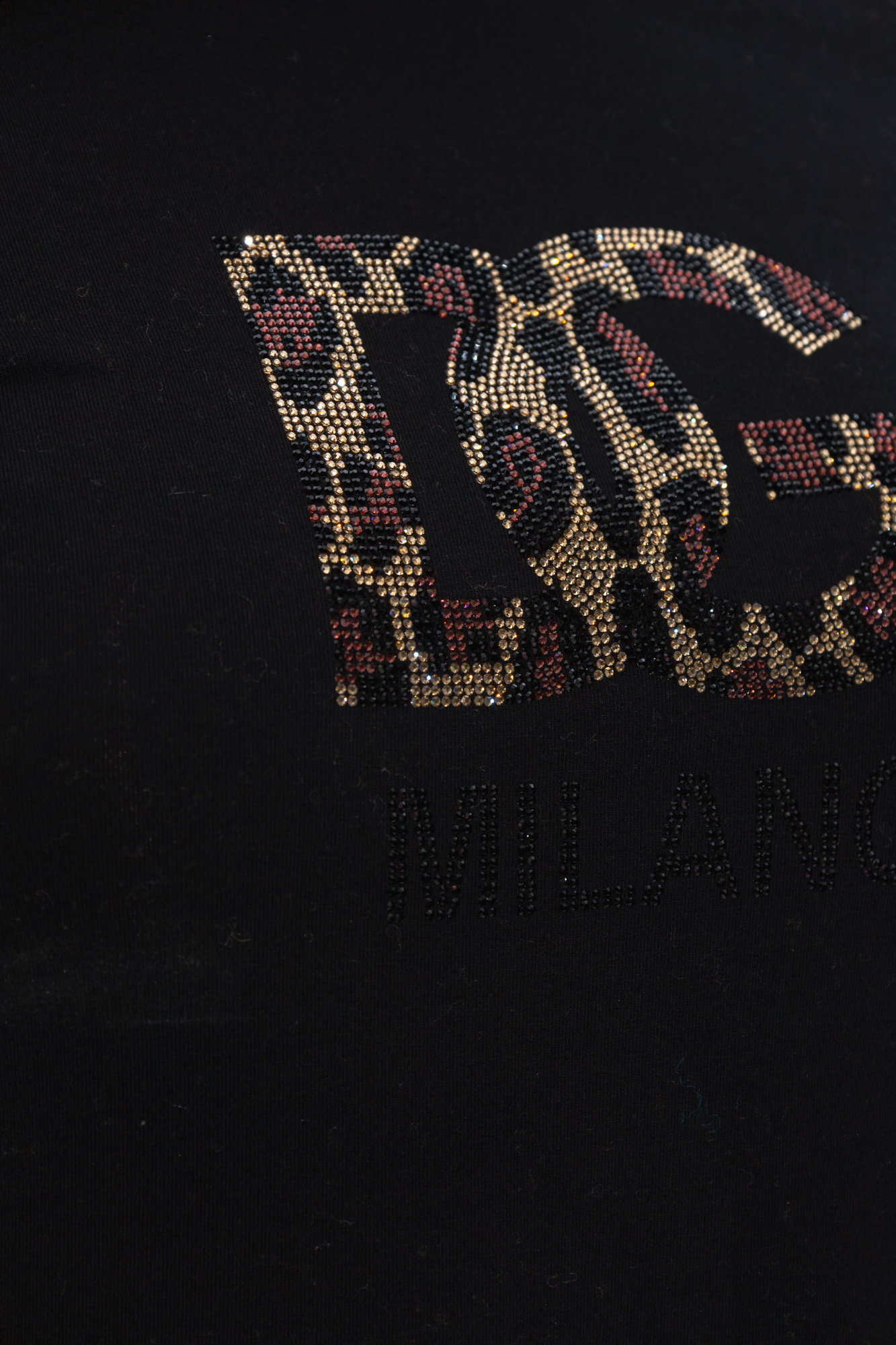 Dolce & Gabbana ribbed beanie T-shirt with logo