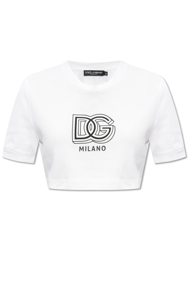 Dolce & Gabbana Krótki t-shirt z logo