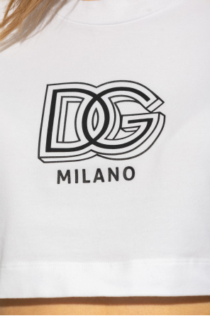 Dolce & Gabbana Cropped T-shirt with logo