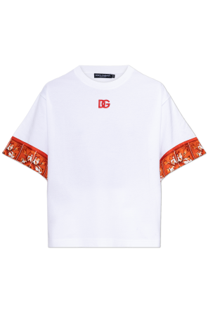 T-shirt with "Majolica" print