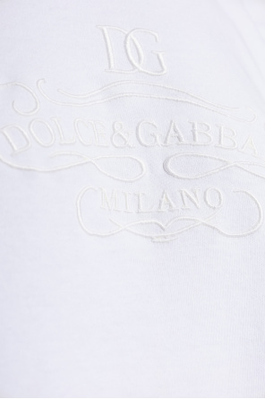 Dolce & Gabbana T-shirt z wyszytym logo