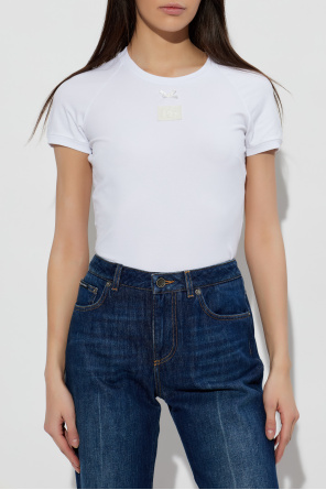 Dolce & Gabbana Camiseta con parche de logo