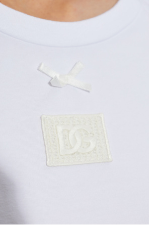 Dolce & Gabbana Camiseta con parche de logo