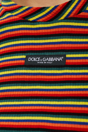 Dolce & Gabbana Cotton T-shirt with appliquéd logo