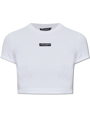 T-shirt mit logo-aufnäher od Dolce & Gabbana