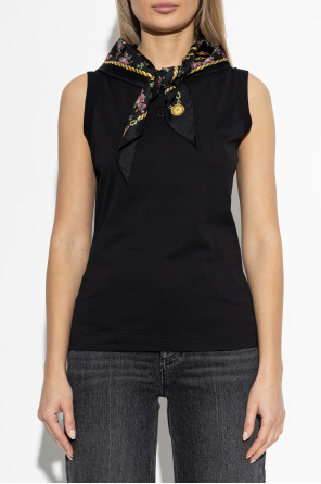 Dolce & Gabbana Top z odpinaną chustą