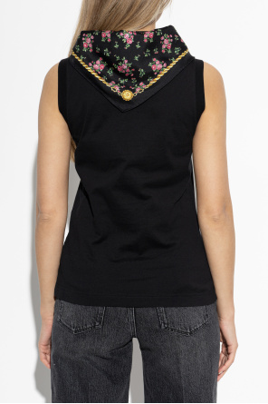 Dolce & Gabbana Top z odpinaną chustą