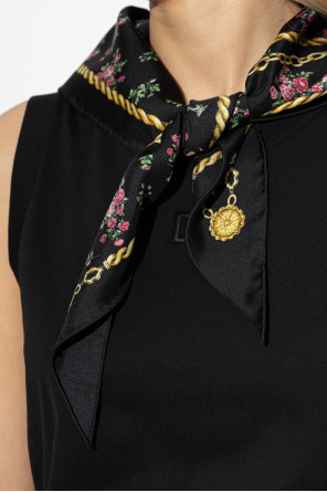 Dolce & Gabbana Top z odpinaną chustą