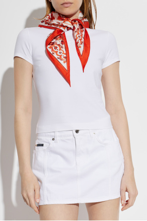 Dolce & Gabbana Top with a detachable scarf