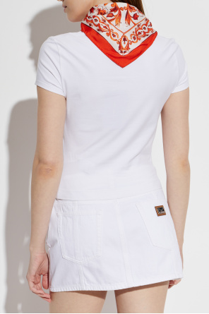 Dolce & Gabbana Top with a detachable scarf