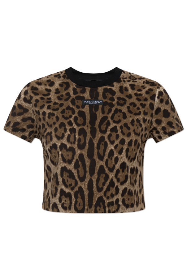 Top with animal motif od Dolce & Gabbana