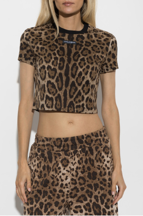 Dolce & Gabbana Top with animal motif