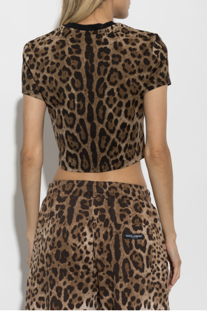 Dolce & Gabbana Top with animal motif