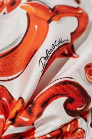 Dolce & Gabbana Top  z nadrukiem `Majolica`