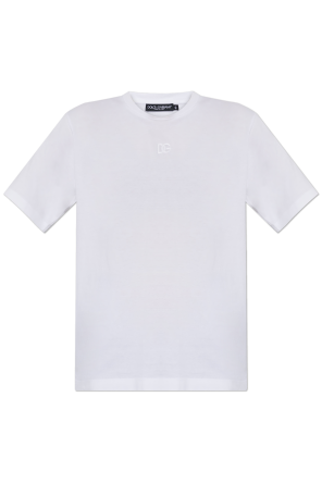 Camiseta con logo bordado