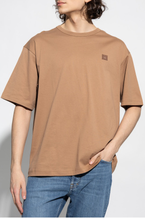 Acne Studios Comme Des Garçons shirt Viola logo-lettering long-sleeve T-shirt