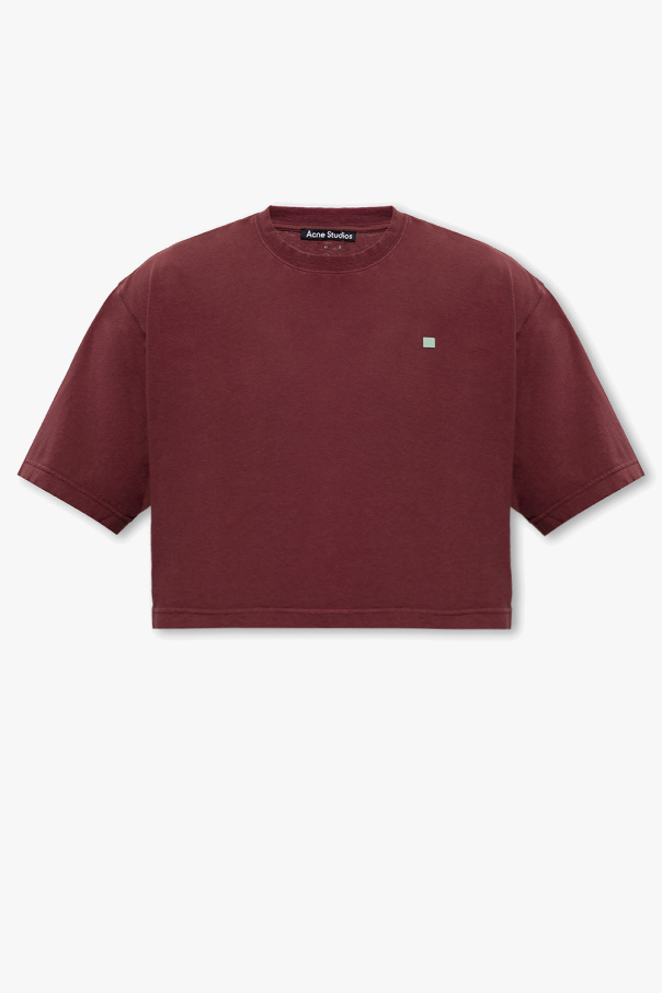 Acne Studios Cropped T-shirt with logo