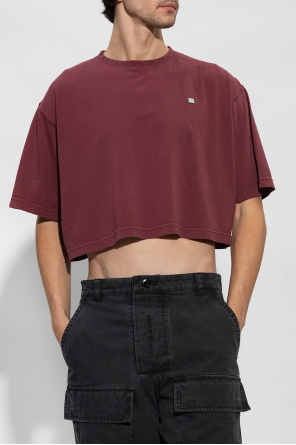 Acne Studios Cropped T-shirt with logo