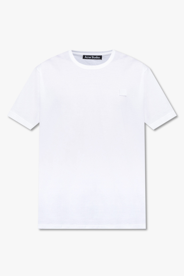 Acne Studios T-shirt Blanc Du Marathon
