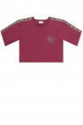 Fendi Cropped T-shirt with logo