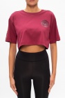 Fendi Cropped T-shirt with logo