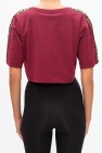 Fendi Cropped T-shirt with logo