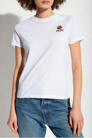 Kenzo Long Sleeve T-Shirt Patterned Crew Neck