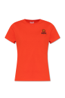 T-shirt grigia con logo piccolo