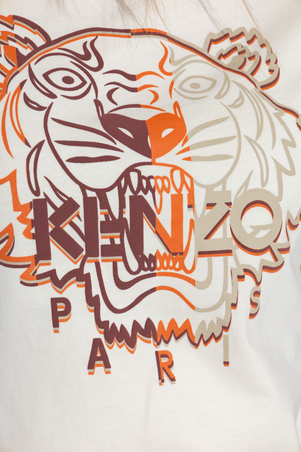 Kenzo T-shirt in cotone con canotta
