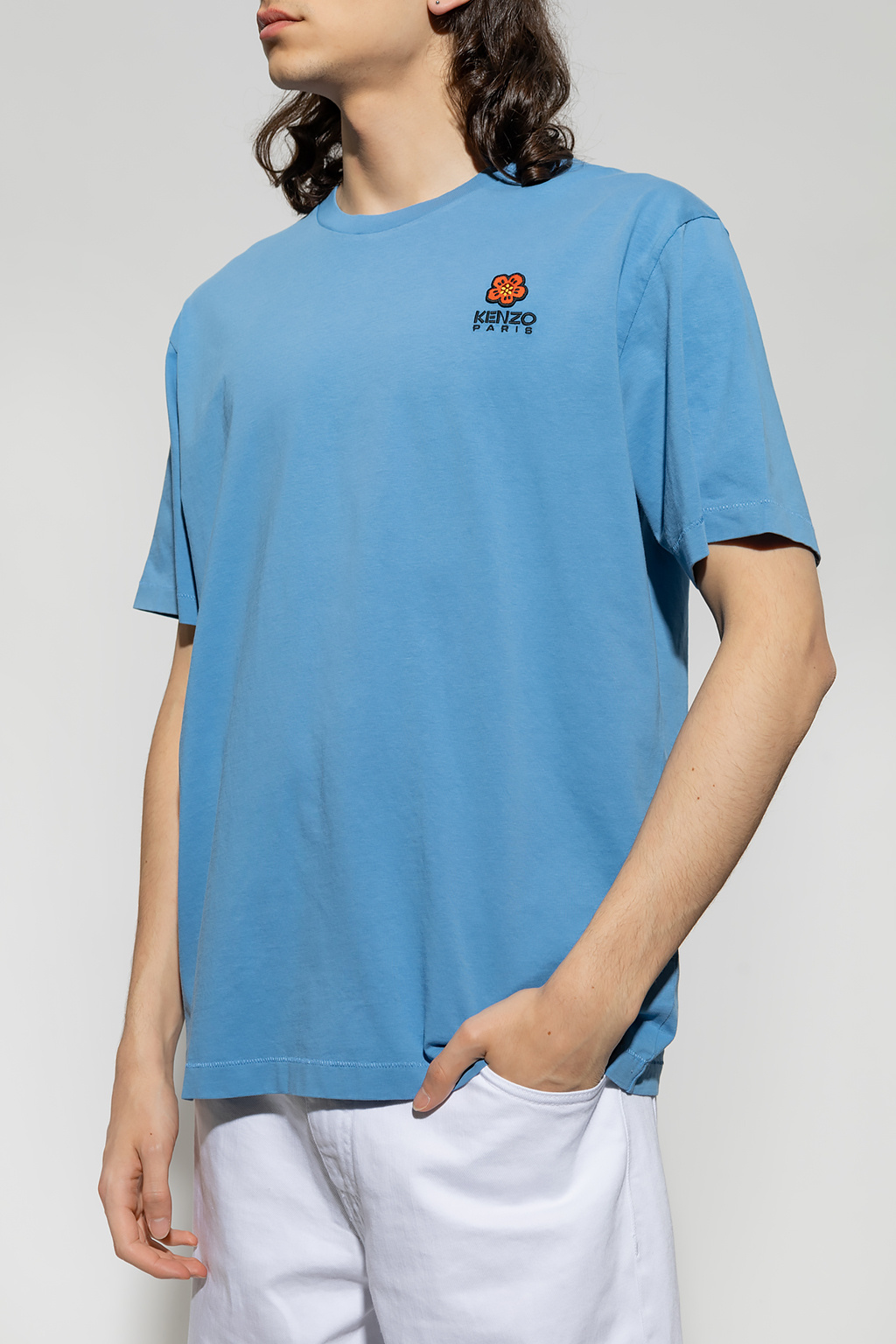 Kenzo Etro paisley-print short-sleeved polo shirt