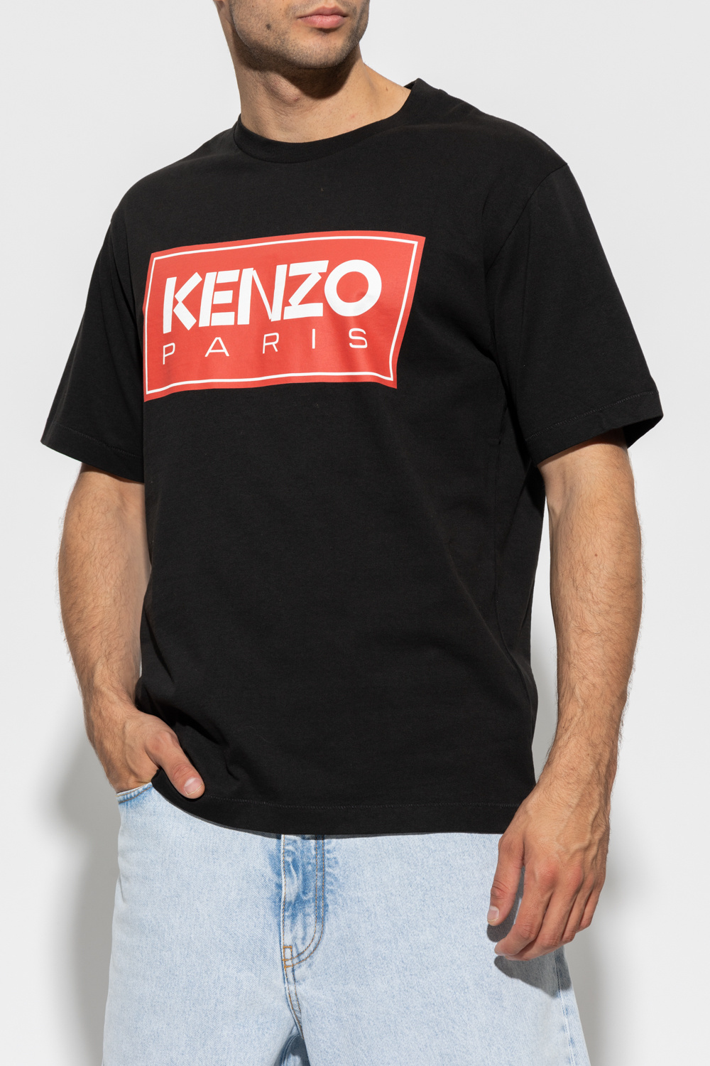 Kenzo T-shirt Ajuste Col Rond En Coton Logo Pony Player