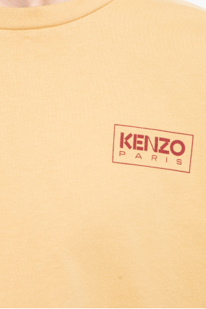 Kenzo T-Shirt mit Ketten-Print Weiß