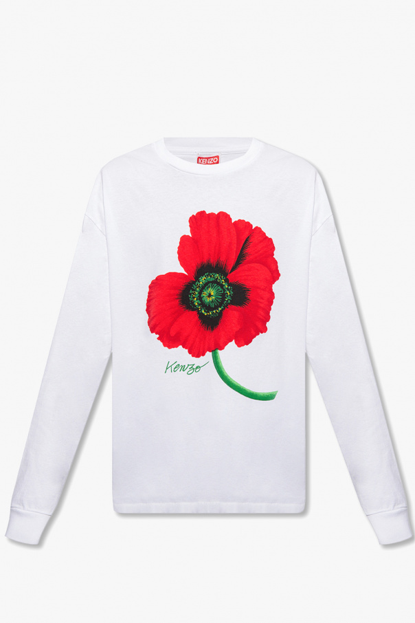 Kenzo Topstitching White T-shirt