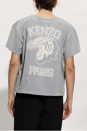 Kenzo Kenzo tiger-motif hoodie dress