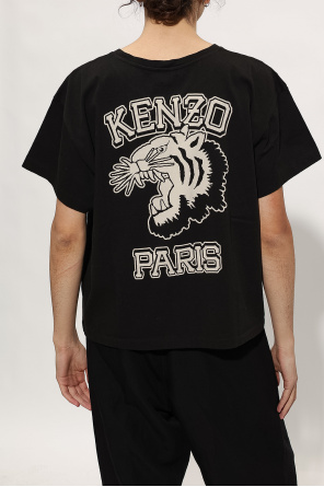 Kenzo Claudette Woven Front T-Shirt