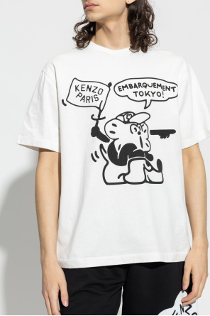 Kenzo Tommy Jeans Miami Print Camp Men's Shirt
