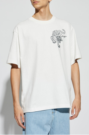 Kenzo T-shirt z wyszytym motywem tygrysa