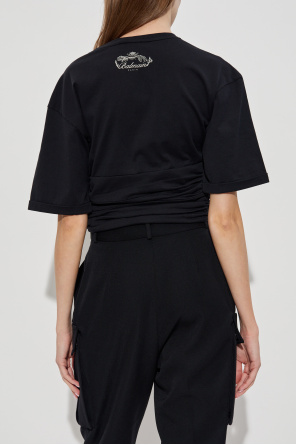 Balmain T-Shirt mit Applikation