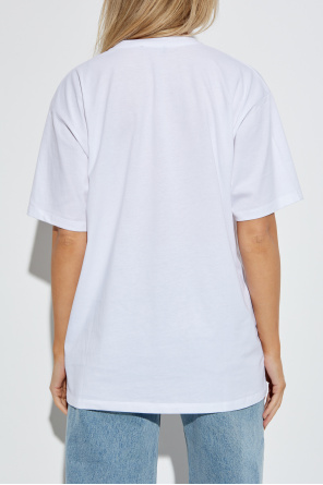 Balmain T-shirt with a velvety print finish