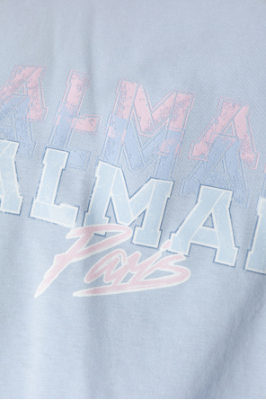 Balmain Camiseta corta de corte holgado