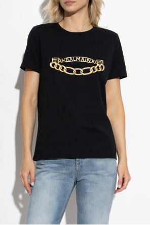 Balmain T-Shirt mit Print