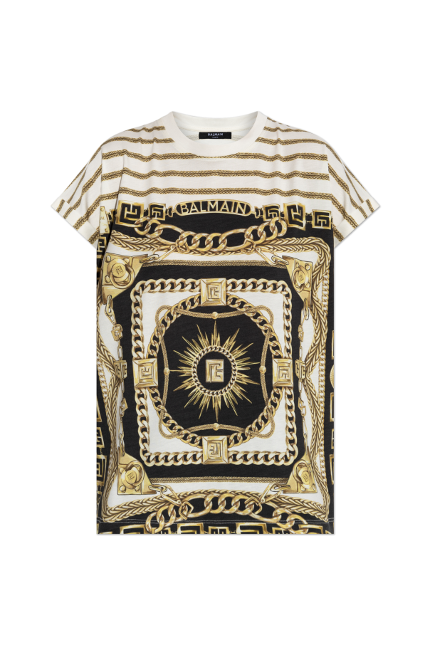 Top with print od Balmain