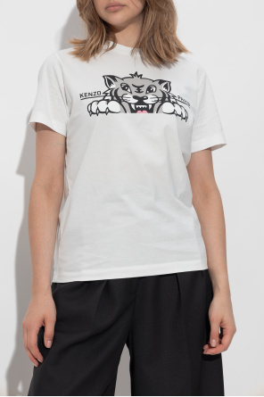 Kenzo Camiseta con logo estampado